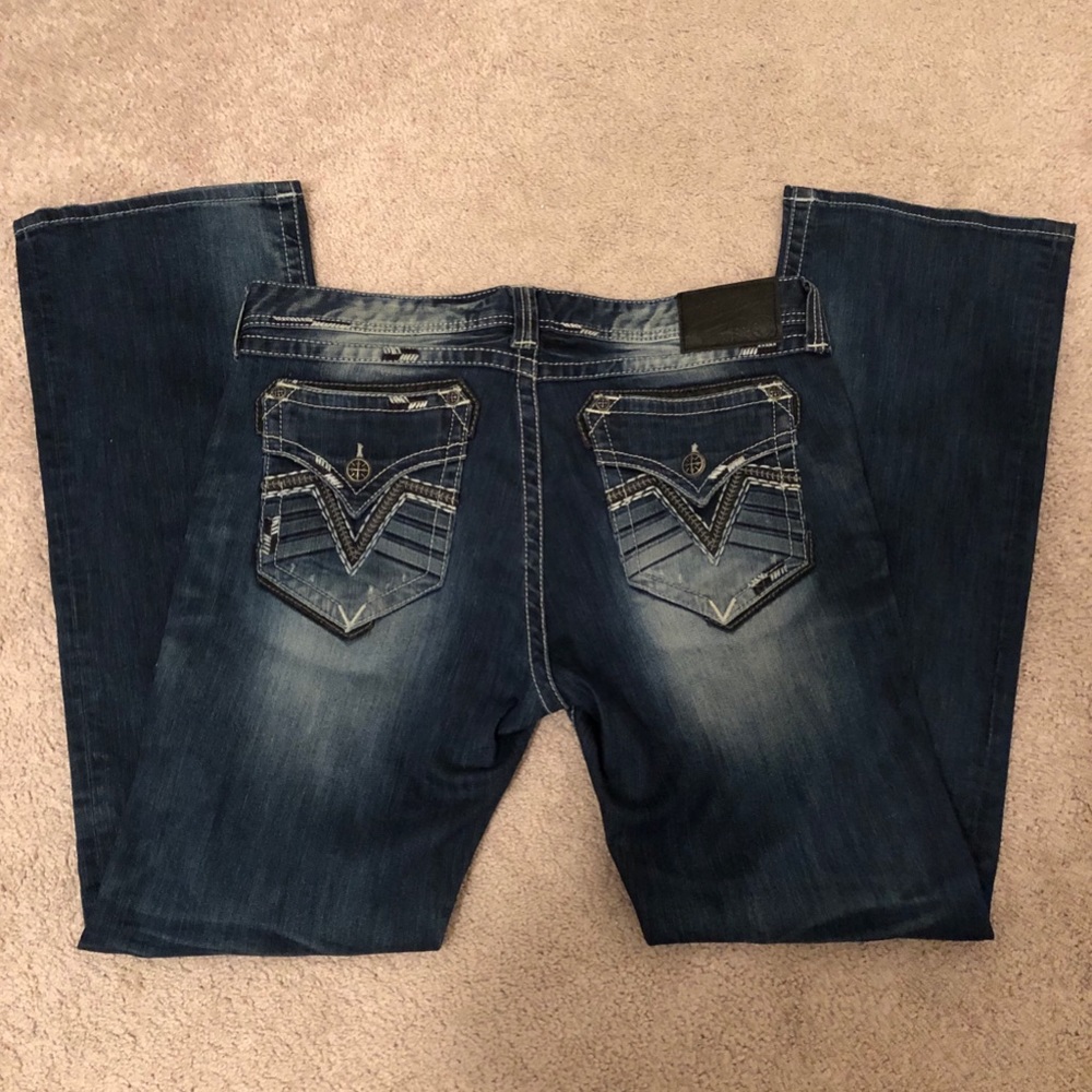Men’s Affliction jeans size 36 long.